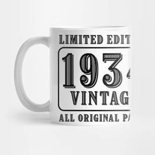 All original parts vintage 1934 limited edition birthday Mug